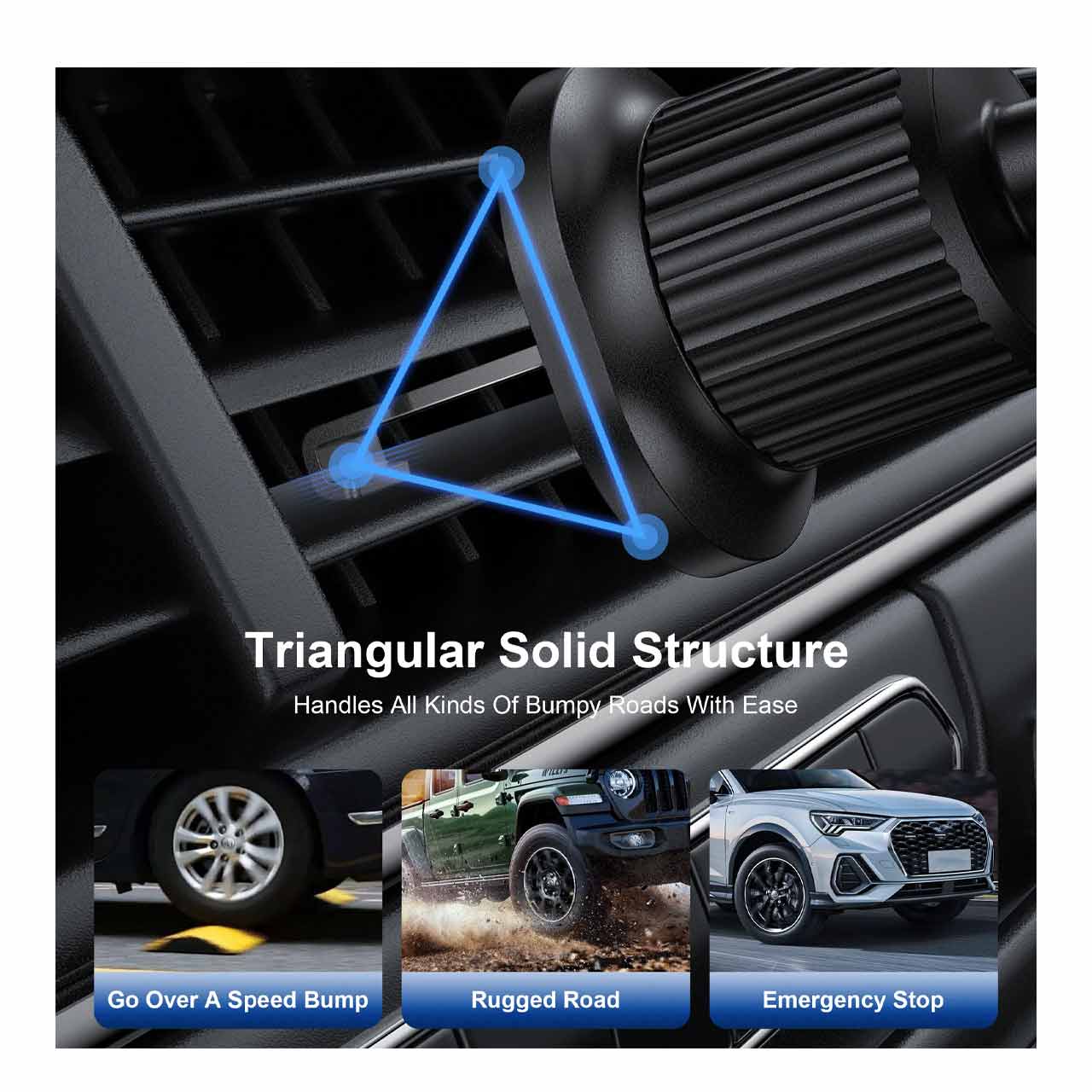 هولدر گوشی موبایل پایه دار Wiwu مدل MAGO Wi-W051 - مشکی - Image 4