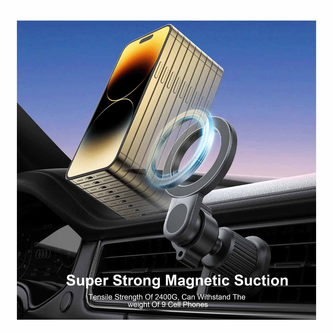 هولدر گوشی موبایل پایه دار Wiwu مدل MAGO Wi-W051 - مشکی - Image 5